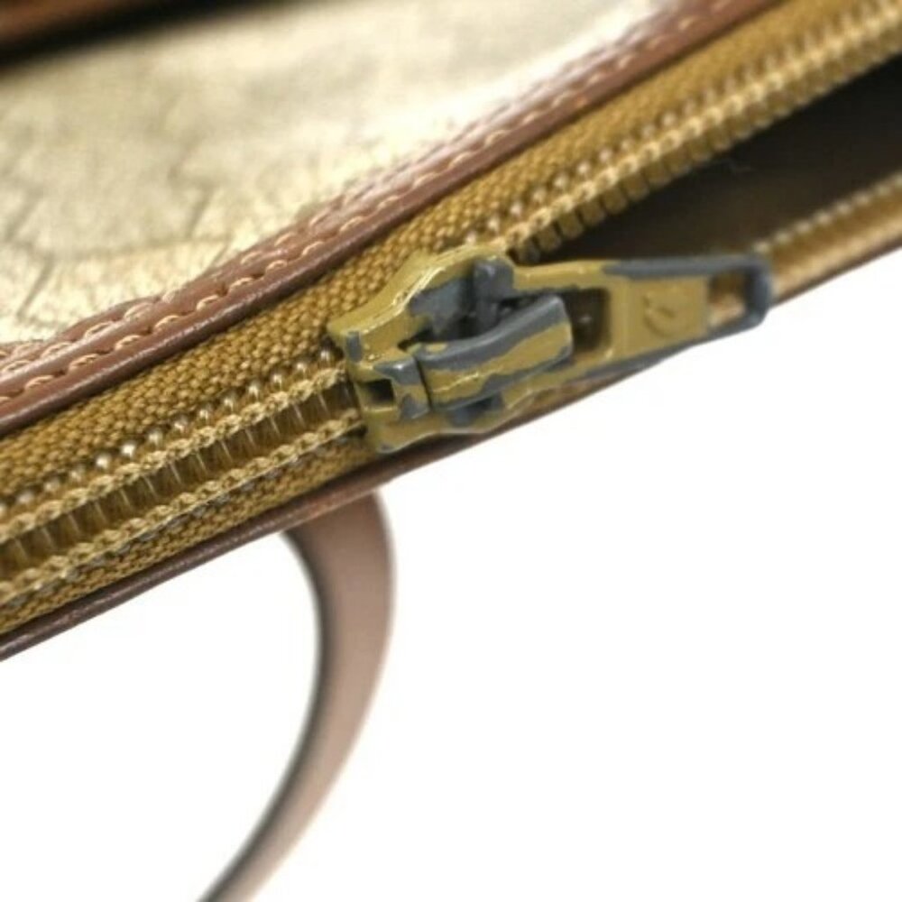 CHRISTIAN DIOR Logo Honeycomb Shoulder Hand Bag PVC Leather Beige GHW 62CA527 - Picture 16 of 16